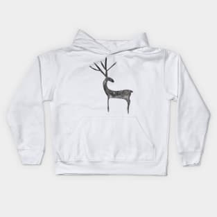 The Deer Abstract Kids Hoodie